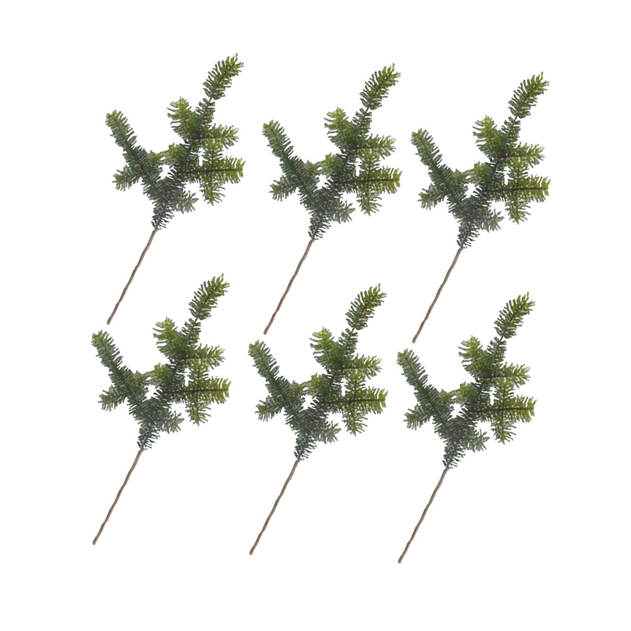 28 5 Green Pine Sprays 6ct Michaels 28 5 green pine sprays 6ct michaels